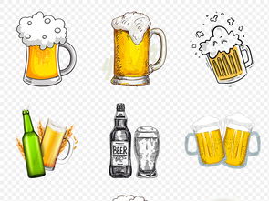 卡通手繪暢啤酒飲啤酒節(jié)海報(bào)素材 融合創(chuàng)意設(shè)計(jì)與通信技術(shù)