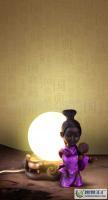 典當?shù)乃囆g(shù)與科技 艾派三國變色小夜燈擺件探秘